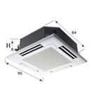 Mitsubishi VRF PLFY-P100VBM-E alaska-air